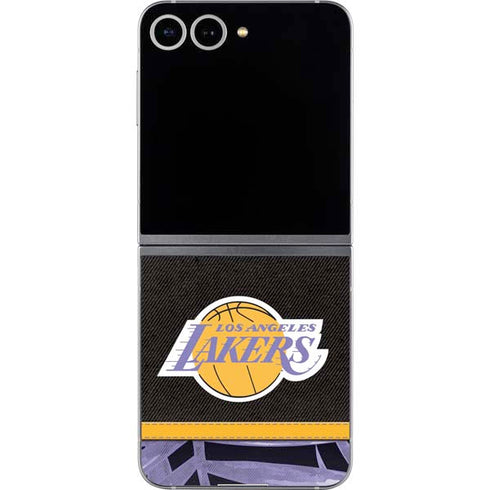 NBA Los Angeles Lakers Retro Palms Galaxy Z Flip6 Skin